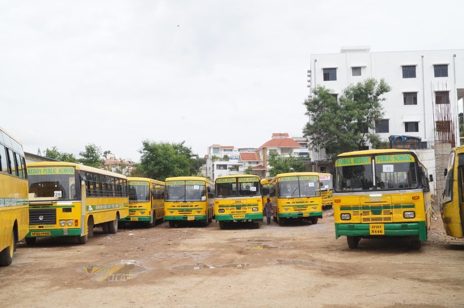 Transport Facilities at P. Obul Reddy Public School
