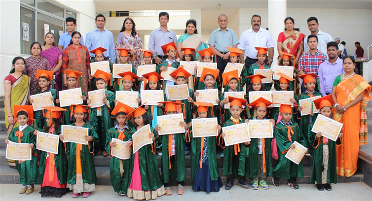 Students and Staff at Sreenidhi International School