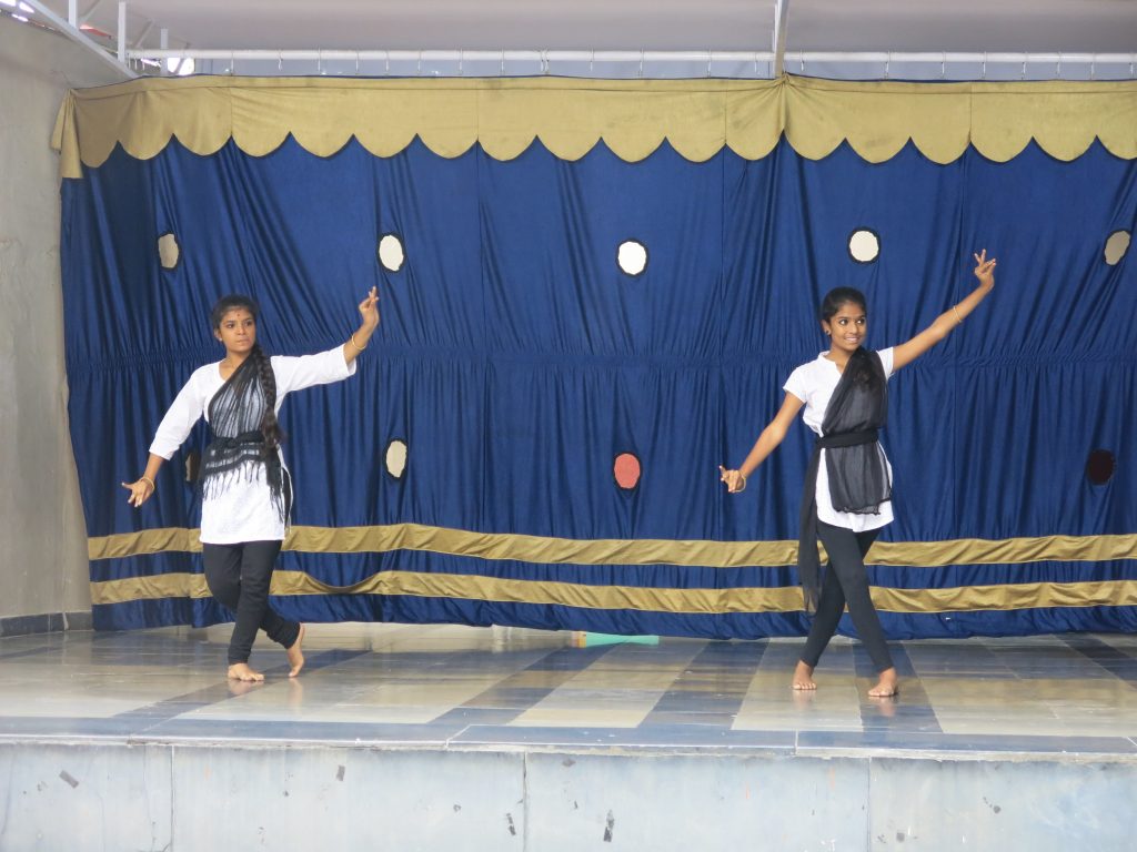 Students Performing at Sri Aurobindo International School