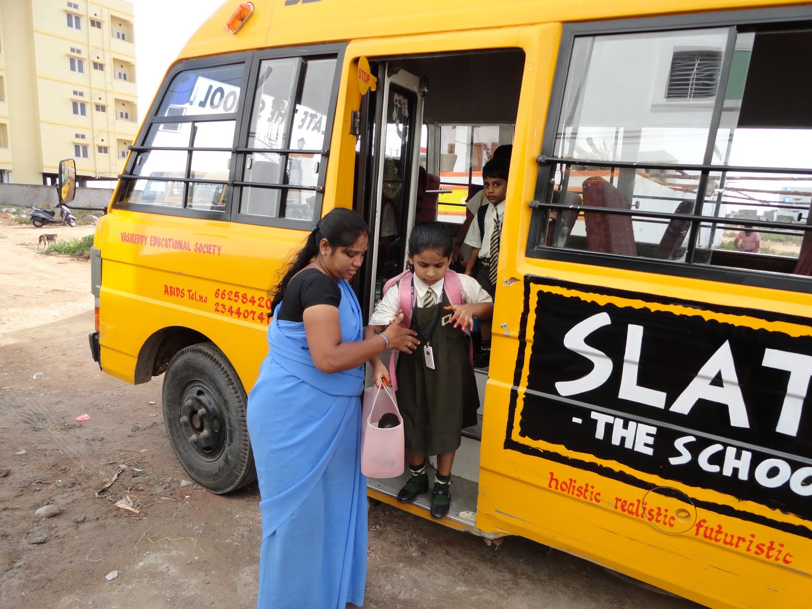 Transport at Slate the school