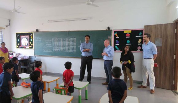 classroom at santinos global school