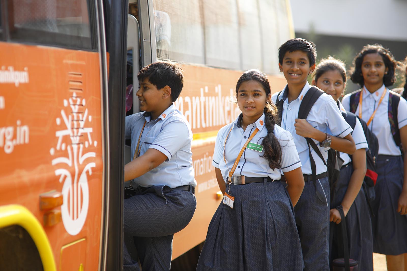 transport at shantiniketan international school