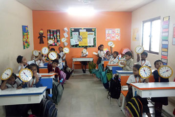 classroom at TNR excellencia academy