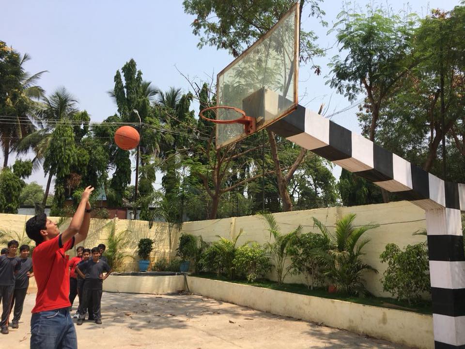 playground at akshara vaagdevi international school