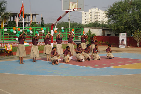 playground at bhashyam blooms global school