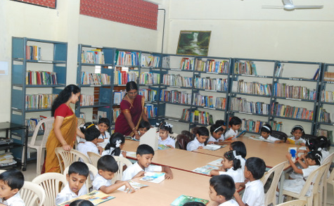 library at amrita vidyalayam