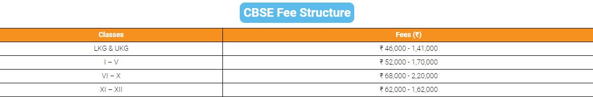 fees structure