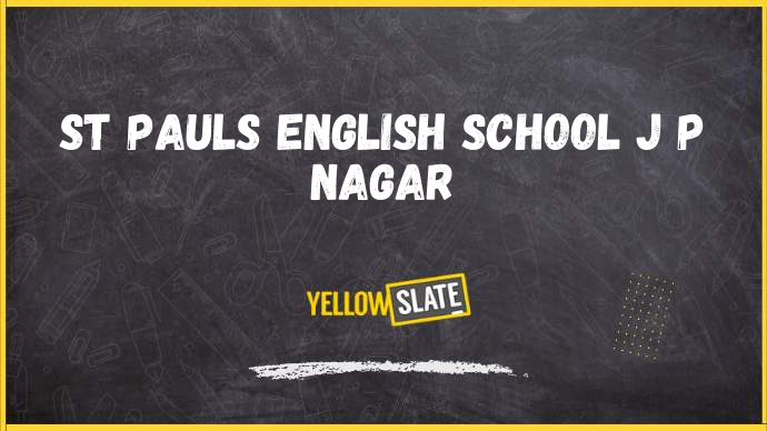 St. Paul's English School bengaluru-Image